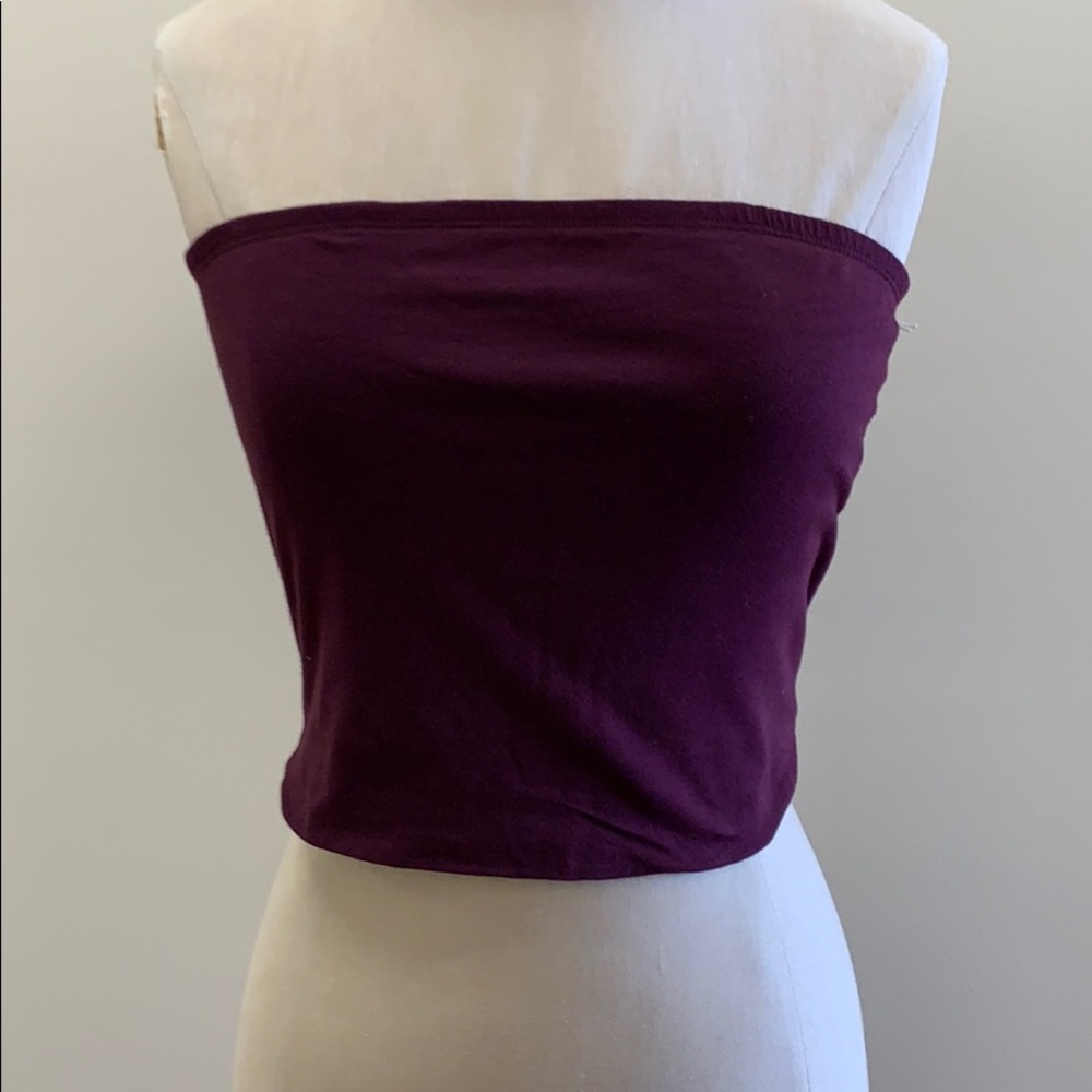 NWT eggplant tube top